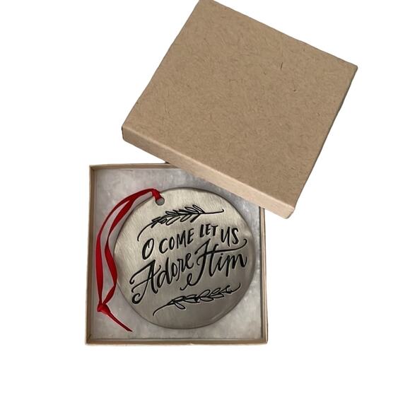 Mary & Martha Christmas Ornament O Come Let Us Adore Him Hallmark Dayspring Co. - Picture 1 of 5